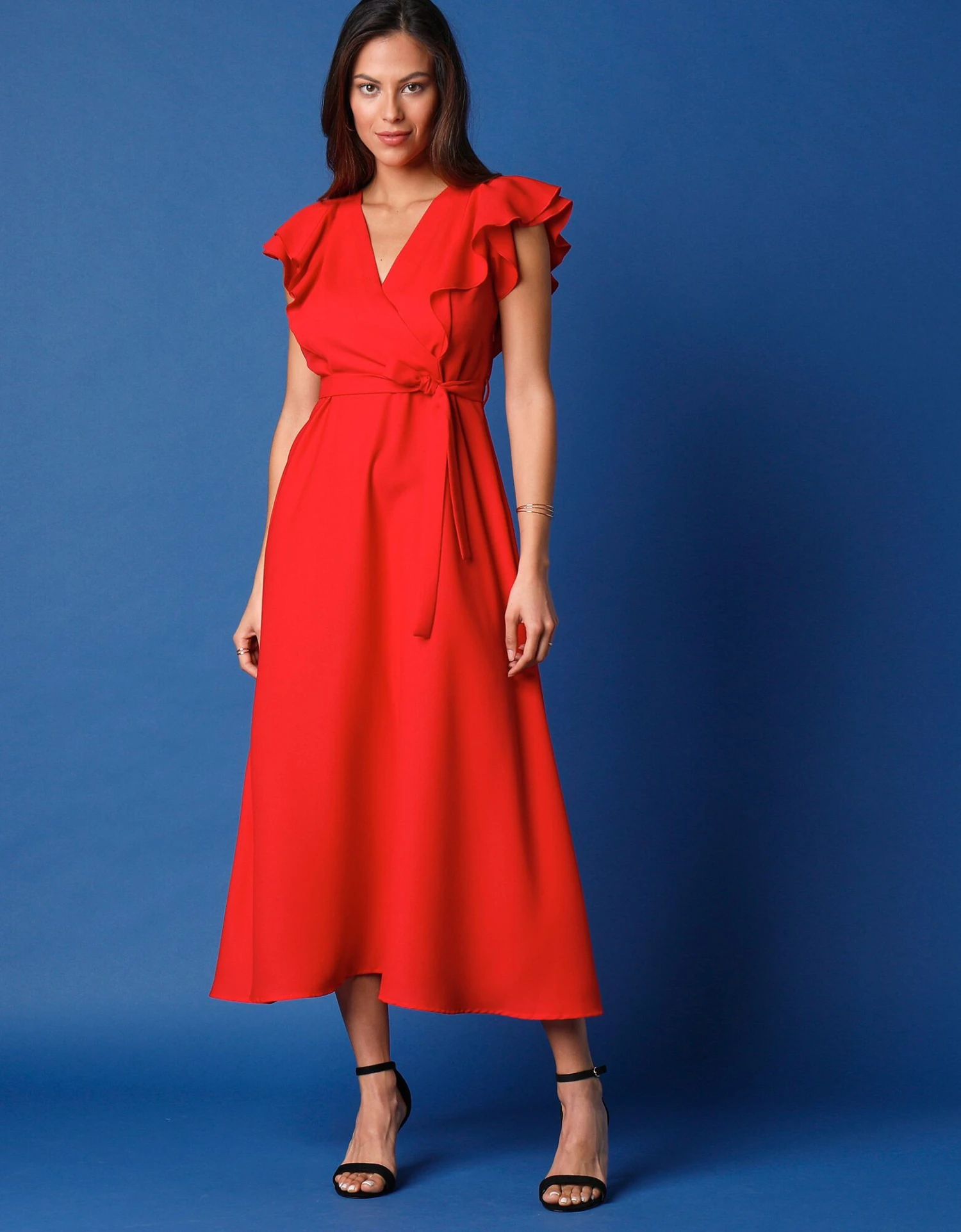 Robe Volantée Manches Courtes 7 Robe Volantée Manches Courtes – Image 5