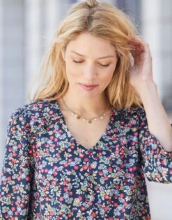 Robe évasée Imprimée Manches Longues 11 Robe évasée Imprimée Manches Longues -Femmes Vêtements Magasin 501084 C00 zoomx vue5