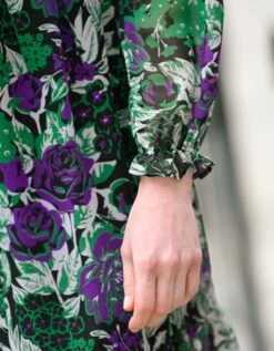 Robe Cache-coeur Voile Imprimé -Femmes Vêtements Magasin 501085 C00 zoomx vue5