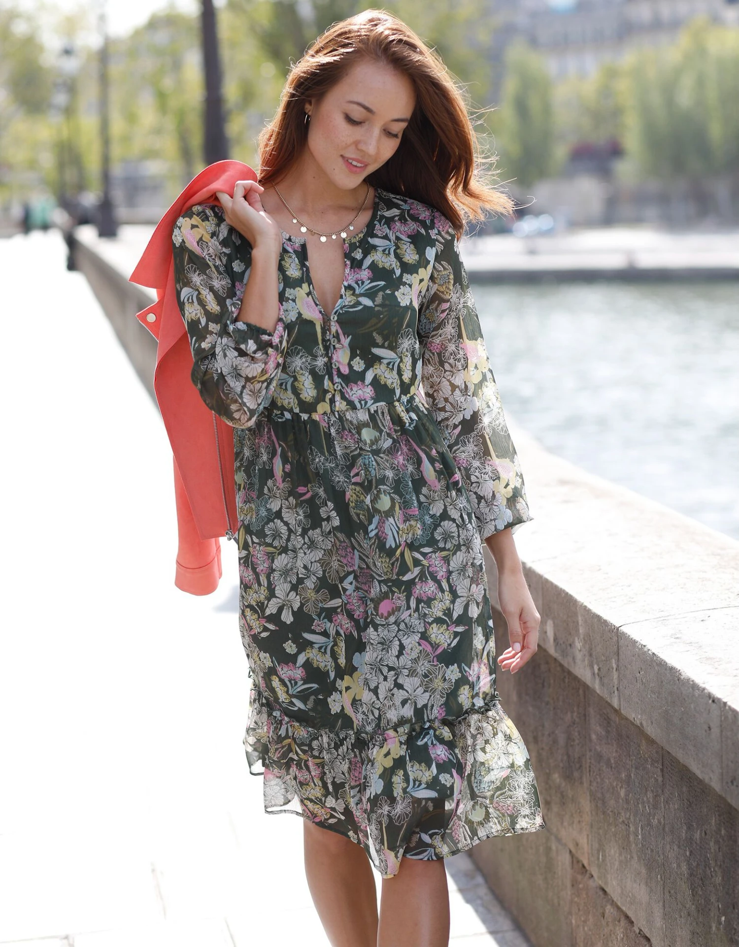 Robe Voile Imprimé Floral 3 Robe Voile Imprimé Floral