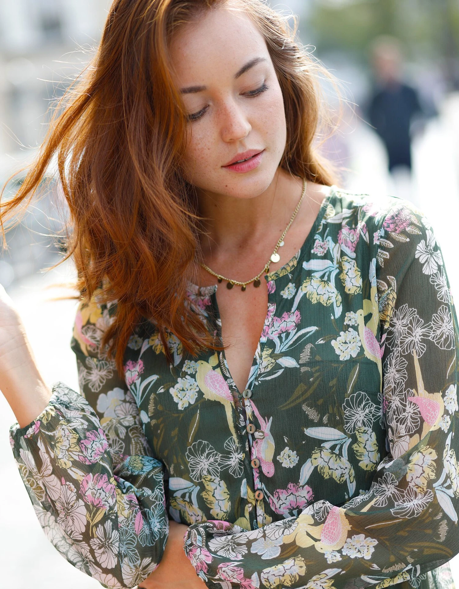 Robe Voile Imprimé Floral 5 Robe Voile Imprimé Floral – Image 3