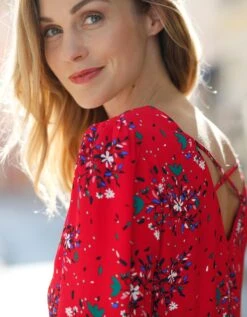 Robe Dos Lacé Imprimée 13 Robe Dos Lacé Imprimée -Femmes Vêtements Magasin 501395 C00 zoomx vue6