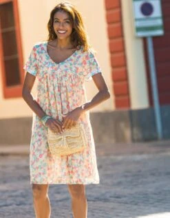 Robe Imprimée, Voile -Femmes Vêtements Magasin 501404 C00 zoomx vue3