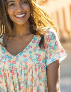 Robe Imprimée, Voile -Femmes Vêtements Magasin 501404 C00 zoomx vue4