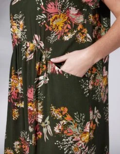 Robe Manches Courtes Imprimée -Femmes Vêtements Magasin 501455 C00 zoomx vue6