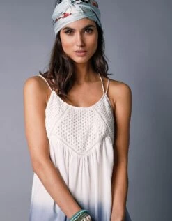 Robe Longue Tie And Dye Brodée 14 Robe Longue Tie And Dye Brodée -Femmes Vêtements Magasin 501503 C01 zoomx vue6