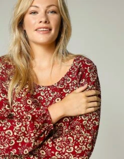 Robe Courte évasée Imprimée, Crêpe -Femmes Vêtements Magasin 501579 C01 zoomx vue7