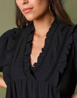 Robe Longue Encolure Fantaisie -Femmes Vêtements Magasin 501673 C01 zoomx vue7