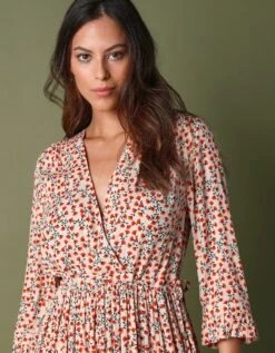 Robe Longue Taille Coulissée 14 Robe Longue Taille Coulissée -Femmes Vêtements Magasin 501679 C01 zoomx vue6