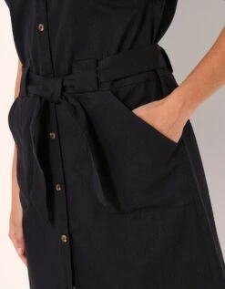 Robe Chemisier Unie -Femmes Vêtements Magasin 501708 C00 zoomx vue6