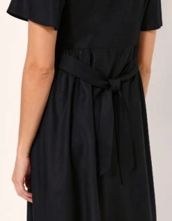 Robe Fluide Boutonnée Unie -Femmes Vêtements Magasin 501735 C00 zoomx vue5