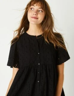 Robe évasée, Broderie Anglaise -Femmes Vêtements Magasin 501760 C01 zoomx vue5