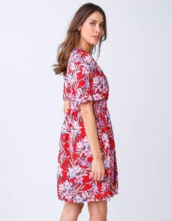 Robe Cache-coeur Imprimée Portefeuille -Femmes Vêtements Magasin 501792 C01 zoomx vue2