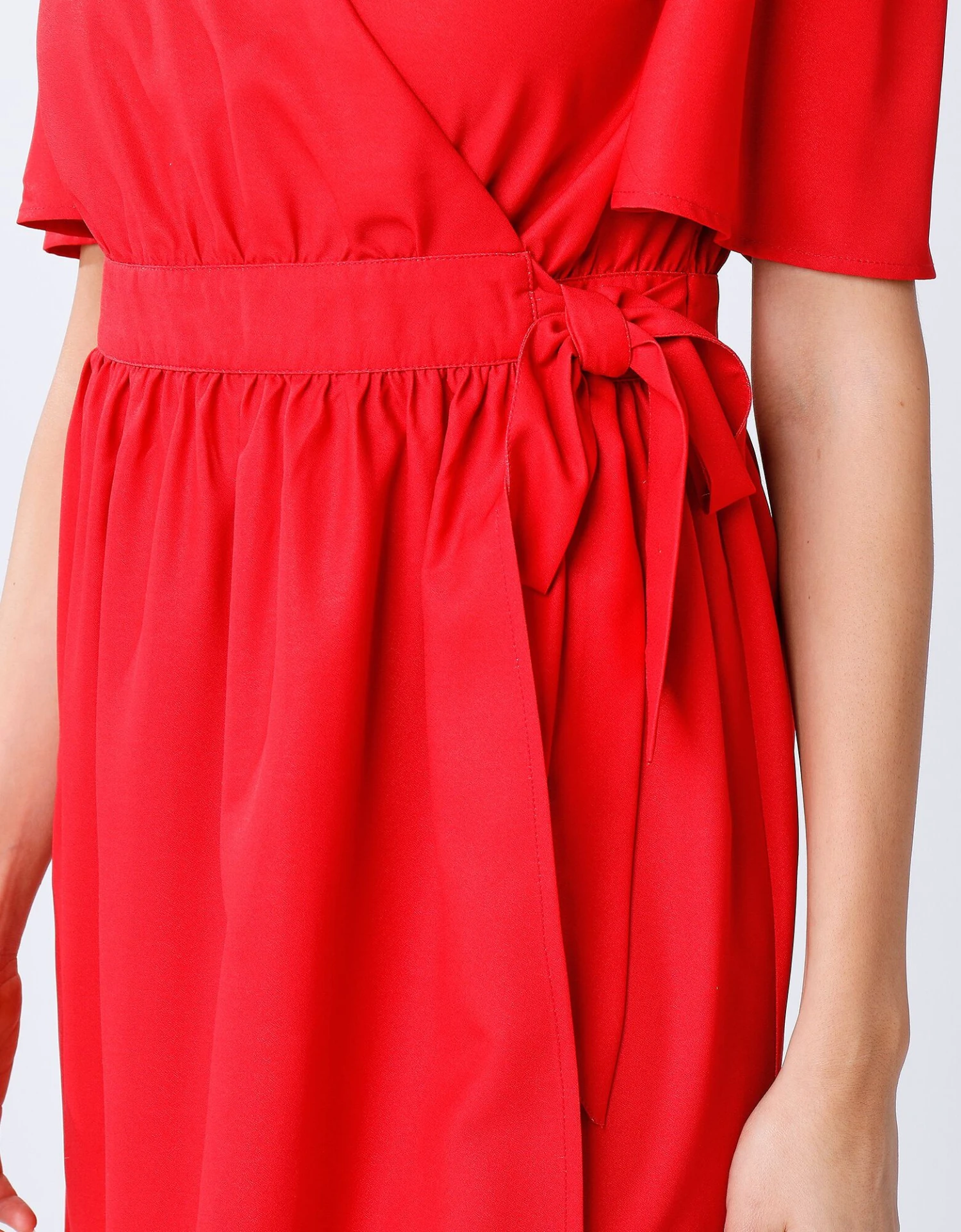 Robe Cache-coeur Unie Portefeuille 8 Robe Cache-coeur Unie Portefeuille – Image 6