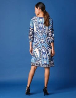 Robe Imprimée Légèrement évasée -Femmes Vêtements Magasin 501802 C01 zoomx vue3