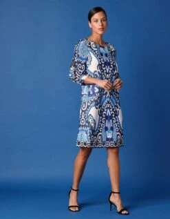 Robe Imprimée Légèrement évasée -Femmes Vêtements Magasin 501802 C01 zoomx vue6