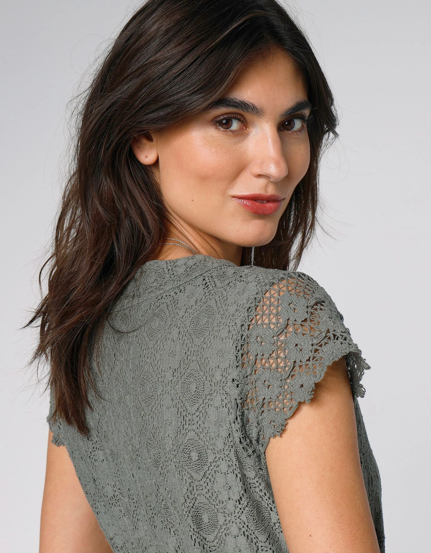 Robe Longue Dentelle Macramé 7 Robe Longue Dentelle Macramé – Image 5