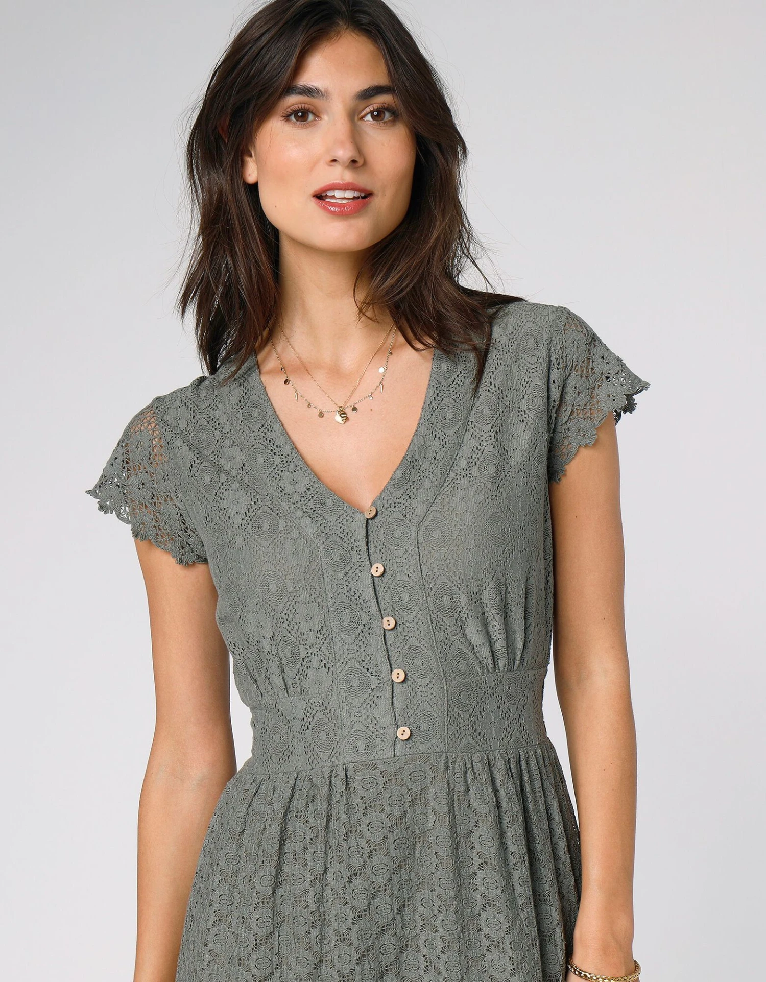 Robe Longue Dentelle Macramé 8 Robe Longue Dentelle Macramé – Image 6