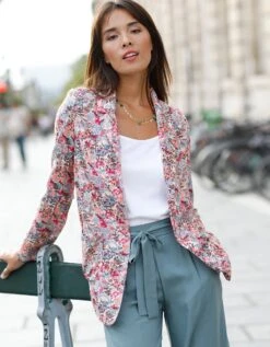 Veste Fluide Imprimée