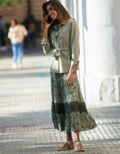 Veste Saharienne Manches Longues -Femmes Vêtements Magasin 503029 C01 zoomx vue4