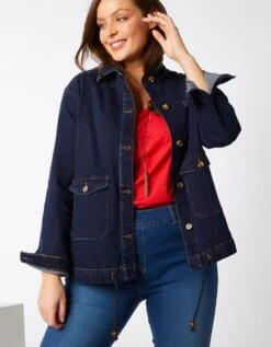 Veste Boutonnée En Denim Stone