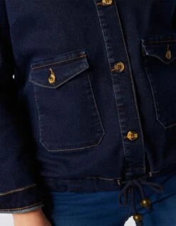 Veste Boutonnée En Denim Stone -Femmes Vêtements Magasin 503030 C01 zoomx vue7