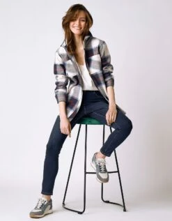 Veste Surchemise à Carreaux -Femmes Vêtements Magasin 503047 C01 zoomx vue3