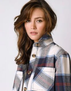 Veste Surchemise à Carreaux -Femmes Vêtements Magasin 503047 C01 zoomx vue5