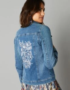 Femmes Vêtements Magasin 33 Veste Brodée En Jean