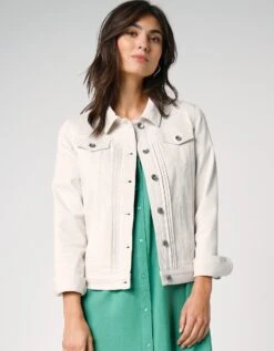 Veste Boutonnée Plis Fantaisie