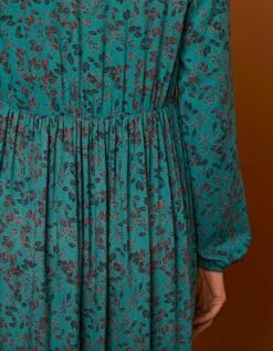 Robe Longue Imprimée Base Volantée -Femmes Vêtements Magasin 541125 C01 zoomx vue5