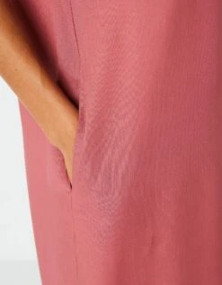 Robe Longue Volantée Unie, Spécial Petites -Femmes Vêtements Magasin 541135 C00 zoomx vue5