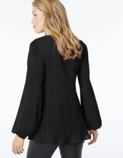 Blouse Plissée Haut Dentelle -Femmes Vêtements Magasin 560019 C02 zoomx vue3