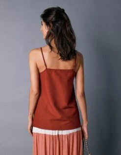 Caraco Brodé Fines Bretelles 13 Caraco Brodé Fines Bretelles -Femmes Vêtements Magasin 560056 C01 zoomx vue6