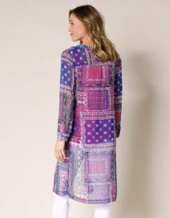 Longue Chemise Voile Imprimé -Femmes Vêtements Magasin 560457 C04 zoomx vue2