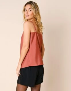 Caraco Brodé Bretelles Réglables -Femmes Vêtements Magasin 560580 C02 zoomx vue7