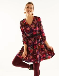 Tunique Dentelle Manches 7/8ème Imprimée -Femmes Vêtements Magasin 560635 C01 zoomx vue3