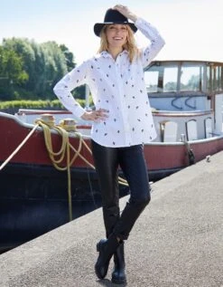 Chemise Liquette Longue Imprimée -Femmes Vêtements Magasin 560639 C01 zoomx vue3