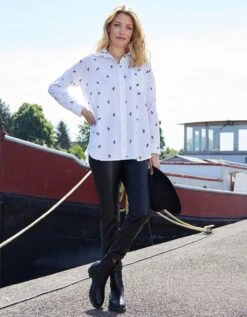 Chemise Liquette Longue Imprimée -Femmes Vêtements Magasin 560639 C01 zoomx vue5