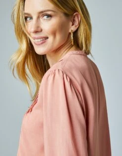 Blouse Manches Longues Détails Macramé 14 Blouse Manches Longues Détails Macramé -Femmes Vêtements Magasin 560649 C01 zoomx vue6