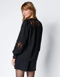 Blouse Dentelle Manches Longues Blousantes 15 Blouse Dentelle Manches Longues Blousantes -Femmes Vêtements Magasin 560664 C00 zoomx vue7