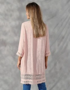 Tunique Fluide Manches 3/4 Finitions En Macramé 9 Tunique Fluide Manches 3/4 Finitions En Macramé -Femmes Vêtements Magasin 560671 C00 zoomx vue2