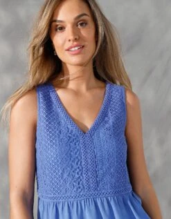 Top Macramé Sans Manches -Femmes Vêtements Magasin 560672 C02 zoomx vue3