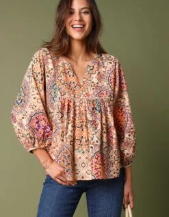 Blouse Ample Imprimée