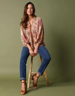 Blouse Ample Imprimée -Femmes Vêtements Magasin 560699 C01 zoomx vue4