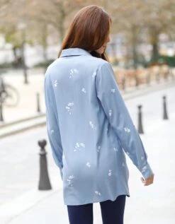 Tunique Vareuse Boutonnée Imprimée -Femmes Vêtements Magasin 560742 C01 zoomx vue2