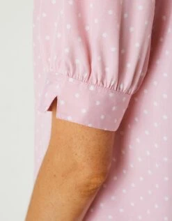 Chemisier Boutonné Imprimé Pois -Femmes Vêtements Magasin 560771 C02 zoomx vue5