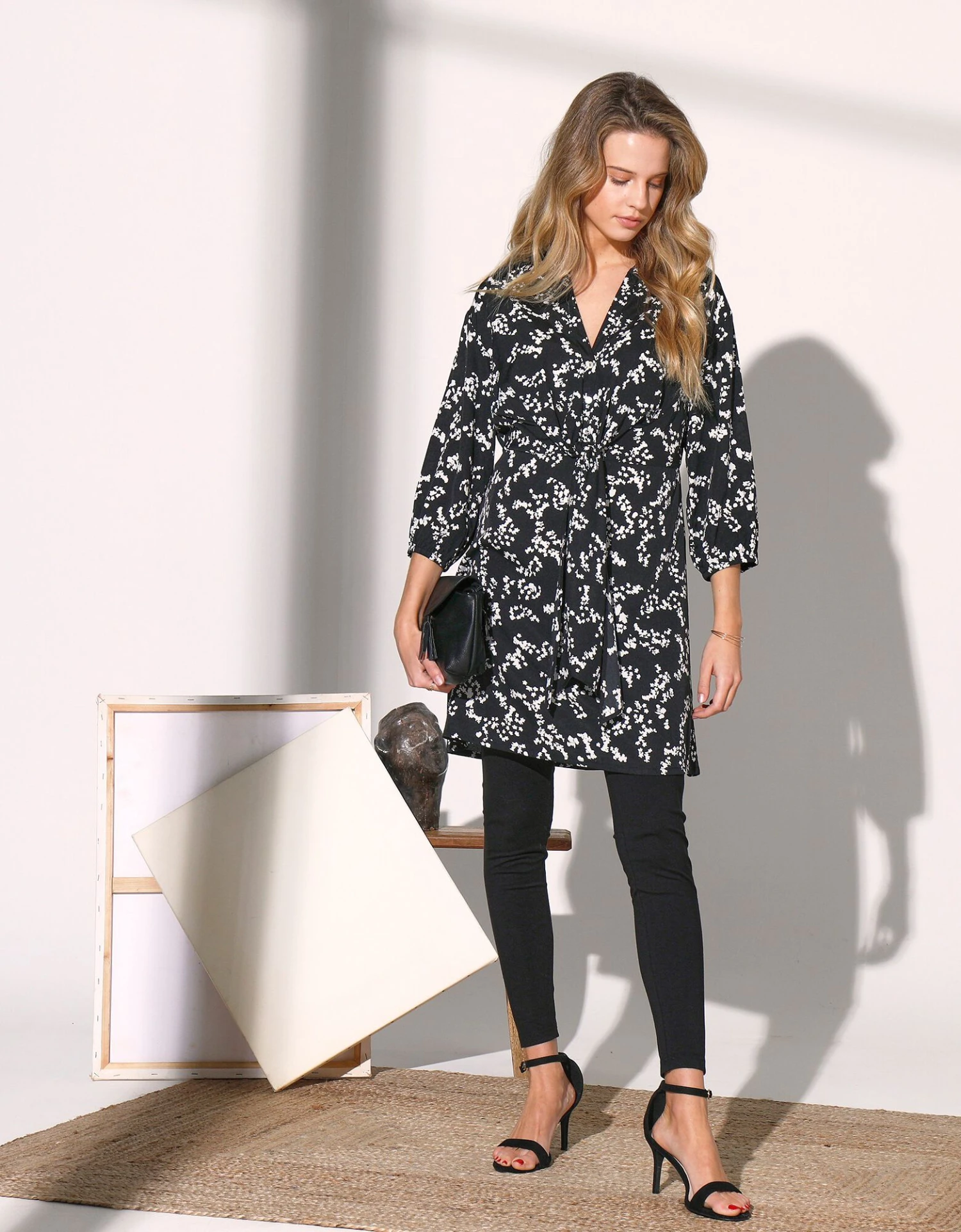 Tunique à Nouer Imprimée, Crêpe 7 Tunique à Nouer Imprimée, Crêpe – Image 5