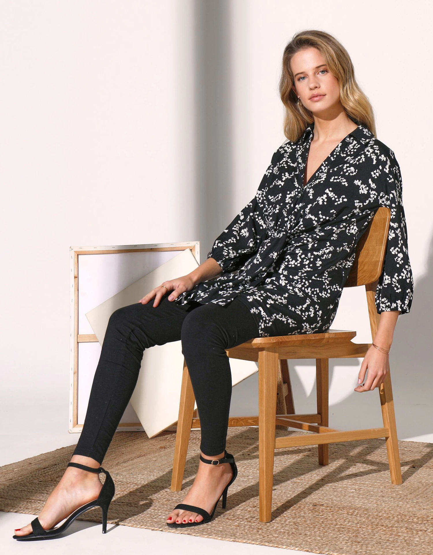 Tunique à Nouer Imprimée, Crêpe 8 Tunique à Nouer Imprimée, Crêpe – Image 6