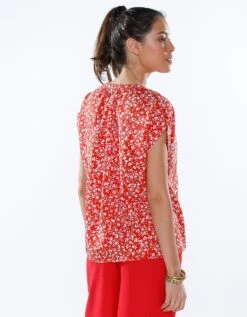 Blouse Boutonnée Imprimée -Femmes Vêtements Magasin 560779 C00 zoomx vue2